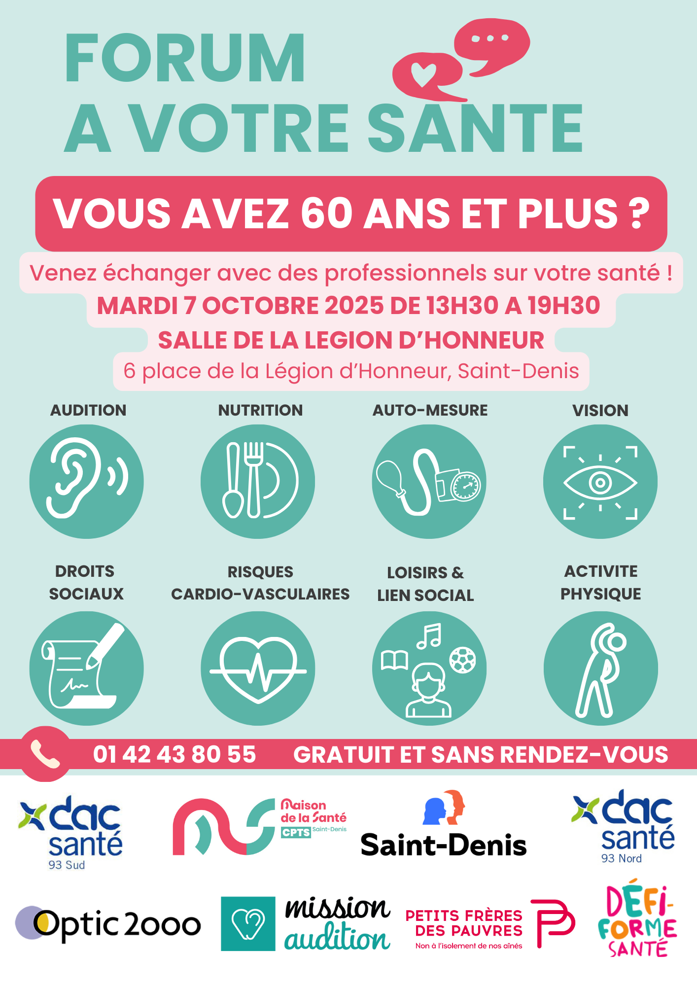 Forum « A votre santé » le 7 octobre